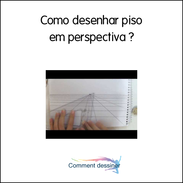 Como desenhar piso em perspectiva